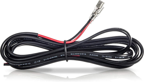 12V Lead Acid Battery Connector Cable, 5 Feet, with 0.250" Quick Connect/Disconnect F2 Type Terminals & Clear Inserts, Sealed Lead Acid Battery Co...