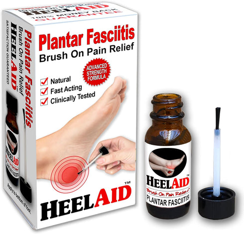 New: HeelAid Plantar Fasciitis Brush-On Heel Rapid Pain Relief. Doctor Developed, Clinically Tested, Natural Ingredients Specially Formulated to P...