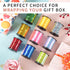 24 Pack Holiday Curling Ribbons for Valentines Decorations Crafts Bows Present Wrapping Florist Wedding Party Festival Art Craft Decor, 1/4 Inch a...