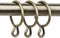 Rod Desyne 1-3/8 inch Curtain Rings, Antique Brass...