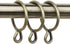 Rod Desyne 1-3/8 inch Curtain Rings, Antique Brass...