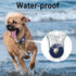 Airtag Dog Collar Holder (2 Pack) with Buffering Dots, Waterproof Pet Collar Case for Apple Air Tag GPS Tracker, Air Itag Holder Cover,Fits Most C...