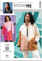 Know Me Misses' Fully Lined Asymmetrical Coat Sewing Pattern Packet, Sizes 16-18-20-22-24, Multicolor...