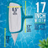 U.S. Pool Supply Professional 17" Swimming Pool Leaf Rake with Deep 13" Net Bag - Durable Fine Mesh Netting, EZ Clip Handle - Fast Cleaning, Debri...