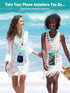 2 Pack Waterproof Phone Pouch, Universal Cell Phone Dry Bag, Large Phone Protector Pouch for iPhone 15 14 13 Pro Max Galaxy Up to 7" [Case Friendl...