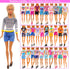 BARWA 10 Sets Doll Clothes Including 3 Sequins Dresses 3 Fashion Floral Dresses 4 Casual Outfits Tops and Pants for 11.5 inch Girl Dolls……...