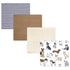 Hudson Baby Unisex Baby Cotton Flannel Receiving Blankets, Handsome Dogs, One Size...