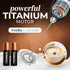 Zulay Kitchen Duracell Powered Milk Frother Handheld Foam Maker - Whisk Drink Mixer for Coffee, Latte, Matcha, Cappuccino - Mini Foamer by Milk Bo...