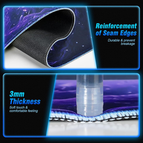 Mysterious Black Hole Cool Technology Style Gaming Mouse Pad, Superior Smooth Fabric & Non-Slip Base for Excellent Maneuverability & Maximum Stabi...