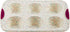 Trudeau Structure White Confetti Reinforced 6 Cup Jumbo Muffin Pan Silicone Bakeware...