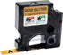 DYMO COLORPOP Authentic Label Maker Tape, 1/2" W x 10' L, Black Print on Gold Glitter, D1 Standard...