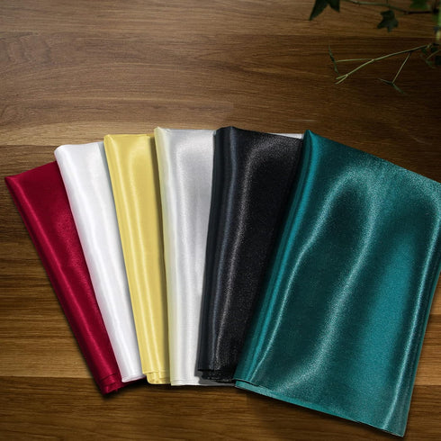 Gold Satin Fabric, 63" Wide Shiny Silky Fabric for Dress, Shirts, Table Runner, Napkin, Tablecloth, Wedding Decor, DIY Crafts, 1 Yard...