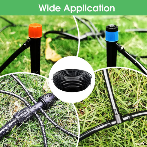 Maotong 50FT 1/4 inch Drip Irrigation Tubing Distribution Hose Tube for Garden Irrigation System...