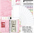 Onlyesh Budget Binder, Cash Envelopes for Budgeting, Money Organizer for Cash, 28Pcs Budget Binder with Cash Envelopes, Marble 6-Ring Money Saving...