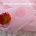 KEQIAOSUOCAI 2 Pieces Baby Pink Girls Room Sheer Curtains for Nursery Kids Rod Pocket Sheer Voile Panels Drapes for Wedding Party Bedroom Living R...