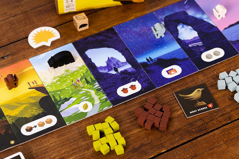 Trails, a Family and Strategy Board Game About Hiking and Outdoors by Keymaster, 2-4 Players...