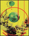 Posterizer 1 pcs-abstract surreal buildings and planets collage-Abstract & Modern Art-Floral & Botanical Art-Gift for Art Lovers- UNFRAMED Wall Ar...