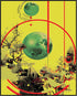 Posterizer 1 pcs-abstract surreal buildings and planets collage-Abstract & Modern Art-Floral & Botanical Art-Gift for Art Lovers- UNFRAMED Wall Ar...