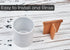 Ceramic Toothbrush and Toothpaste Holder with Bamboo Divider for Bathroom Countertop, White Toothbrush Organizer Stand for Bathroom Vanity Counter...