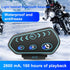 Motorcycle Bluetooth 5.0 Helmet Headset Wireless Headphones for Universal Audio System Thinnest Speakers with IPX7 Waterproof/Hand Free/FM/Easy Se...