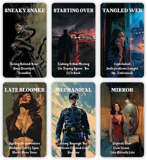 Shadow Love Oracle Deck, Love Relationships Oracle Cards, love messages oracle cards, Insightful Self-Reflection Oracle Cards Deck for Beginner...