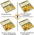 THINKSCALE 50g/0.001g Digital Milligram Scale, Gold Mg Scale with 50g Calibration Weight, Powder Scale for Reloading, Micro Gram Scale, Miligram S...