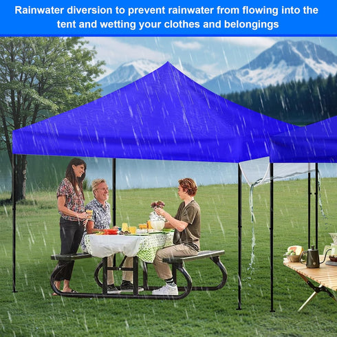 Canopy Rain Gutters, Vinyl PVC Tent Rain Gutter 10 Foot Pop Up Canopy Attachment Accessories for High Peak Frame Style Canopy Tents (White?1pcs)...