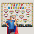 Hero Happy Birthday Bulletin Board Decoration Set Hero Birthday Bulletin Board Happy Birthday Cutouts for Classroom Hero Themed Bulletin Boarders ...