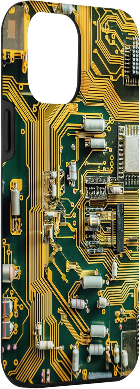 iPhone 13 Pro Max Electric Components and Circuits Case...
