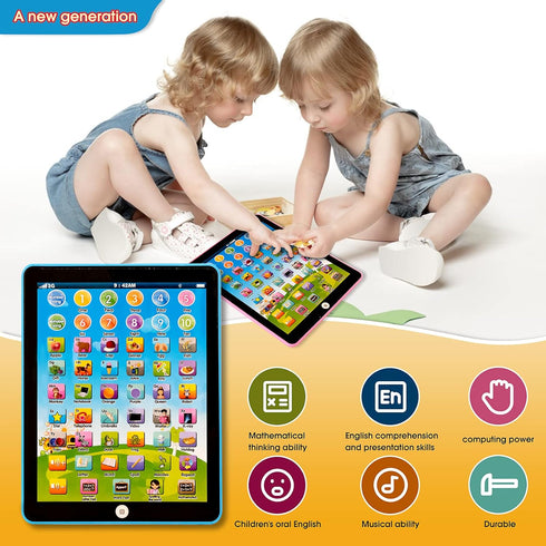 Kids Tablet -Learning Pad,with 6 Games to Learn Music/Words/Learning Letters / Alphabet,Education Tablet for Kids for Boys & Girls 3 Years Up…...