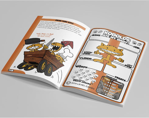 9th Level Games | Kobolds Ate My Baby! The Orange Book | Tabletop Role Playing Game | 2 to 8 Players | Ages 13+ | 60 Minutes...