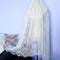 IDONGCAI Lace Fabric Soft Chantilly French Eyelash floral Lace Fabric 60 X120 Inch Bridal Veil Wedding Dress Lace Trim Home Decorations Trim Appli...