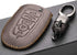 Vitodeco Leather Smart Key Fob Case Compatible with Ford Escape 2025, Bronco 2025, Explorer 2025, Edge 2025, Expedition 2025, F-150, Mustang 2025,...