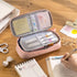 CICIMELON Durable Pencil Case Big Storage Pen Pouch Bag for School Supplies Office College Teen Girls Adults, Pink...