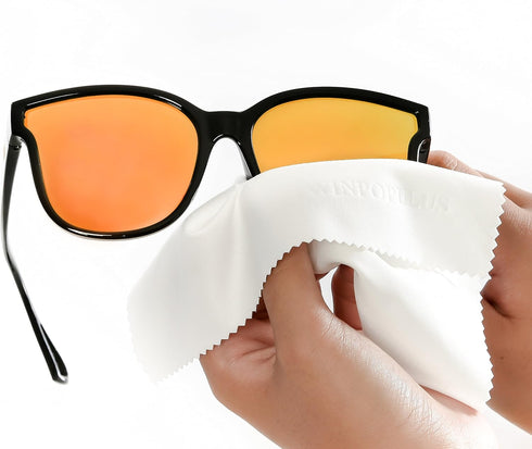 Extra Large Microfiber Cleaning Cloths For Computers, Laptops, TV Sets, Cellphones, Tablets, Camera Lenses, As Well As Eyeglasses And Other Delica...