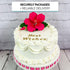 Global Sugar Art Hibiscus Sugar Cake Flowers Spray, Hot Pink Hawaiian Cake Flower Large, 1 Count by Chef Alan Tetreault...