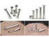 LBY 120pcs Chicago Screws Binding Screw Posts,M5 x 10/15 /20/25 /30/35mm Book Screws,Binding Barrels and Screws Assortment Kit, for Leather Saddle...