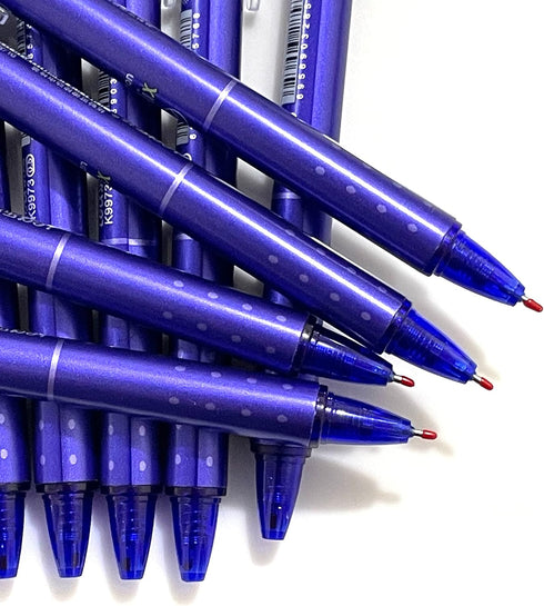 sencoo 12 pack Erasable Blue Gel Pens Retractable Erasable Blue Ink Rollerball Pens Students Stationery Office Pens School Prize Girl Gift Pens...