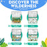 Tot Talk Mountain Animals Educational Placemat for Kids – Made in USA – Durable, Double-Sided, Learning Placemat with Mountain Wildlife & Nature F...