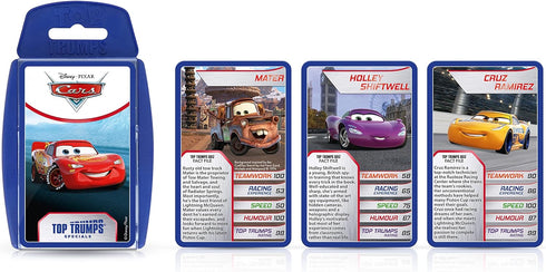 Top Trumps Card Game Disney Pixar Cars - Family Games for Kids and Adults - Learning Games - Kids Card Games for 2 Players and More - Kid War Game...