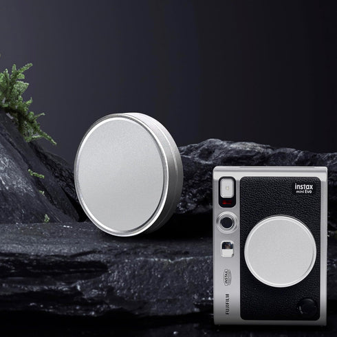 MUZIRI KINOKOO Lens Cap for Fuji Instax Mini EVO Instant Camera - Aluminium Alloy Dustproof Fujifilm Mini EVO Accessories- Mini EVO Lens Cap Cover...