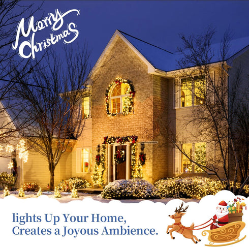 Holiday Light Clips Christmas Light Clips Outdoor Hang Gutter Hooks for Christmas Decoration String Lights Weatherproof Outdoor Lights Clips for H...