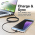 BoxWave Cable Compatible with Sony Alpha a6400 - DirectSync Cable, Durable Charge and Sync...