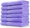 Cleanbear Wash Cloths Cotton Facecloths, Large Face Cloths 6 Ultra-Soft Washcloths for Bathroom and Guestroom, Fade-Resistant Face Towels 13 by 13...
