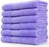 Cleanbear Wash Cloths Cotton Facecloths, Large Face Cloths 6 Ultra-Soft Washcloths for Bathroom and Guestroom, Fade-Resistant Face Towels 13 by 13...
