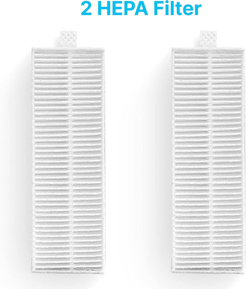 Dana Trading PUCRCX70 Robot Vacuum Accessory Kit - (4) Sweeping Side Brushes, (2) Air Filter - Robot Vacuum Cleaner Replacement Parts and Accessor...