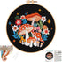 Louise Maelys Mushroom Embroidery Kits for Beginners with Art Night pattern,Adults Starter Cross Stitch Kit DIY Needlepoint Kits......