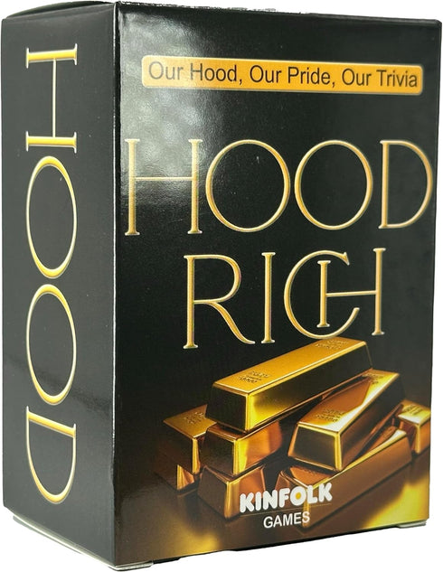 HoodRich Game Night Extravaganza: Dive Deep into African-American Culture with Engaging Trivia Cards Designed to Challenge, Amuse, and Enlighten Y...