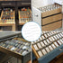 Spice Drawer Organizer, 4 Tier Clear Acrylic Expandable From 13" to 26" Seasoning Jars Drawer Insert, Kitchen Drawer Spice Rack Tray for Cabinet/C...