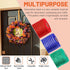 3 Rolls Mesh Ribbon, Christmas Deco Mesh Metallic Red Green Navy Blue Mesh Ribbon Rolls for Wreaths, Gift Wrapping, Party Decorations (6 Inch x 10...